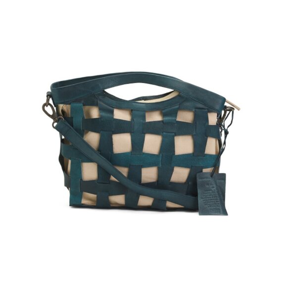 LATICO denim Leather Prado Convertible Tote - Picture 1 of 2
